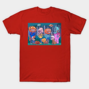 Spooky creatures Halloween T-Shirt